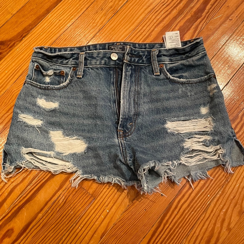 Distressed Denim Shorts - Currently in storage. Comment if interested